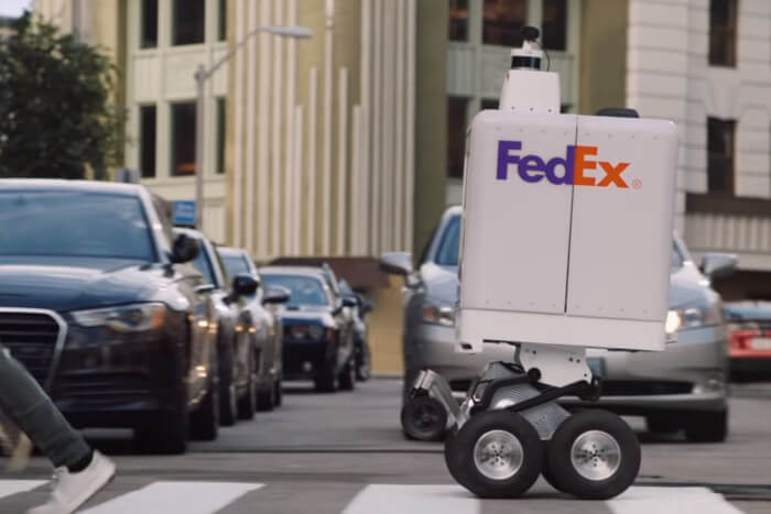 Bild des neuen Roboters aus dem Hause FedEx