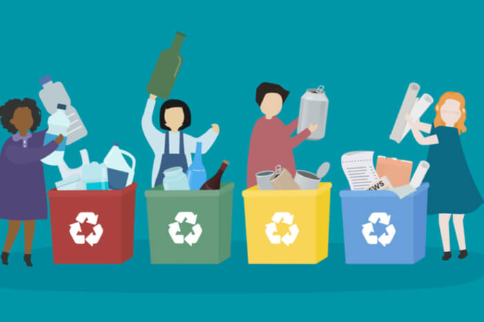 Mülltrennung und Recycling