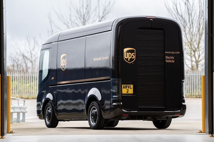 UPS Elektro-Lieferfahrzeug von Arrival
