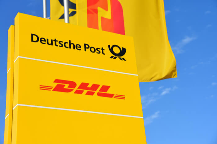DHL und Deutsche Post Logo