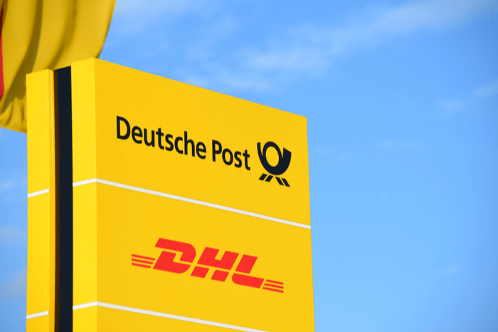 Deutsche Post DHL Schild
