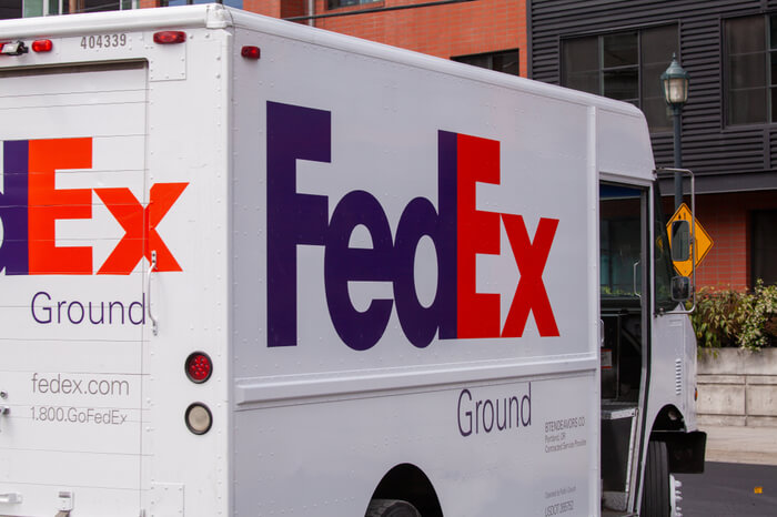 Lieferwagen FedEx Ground