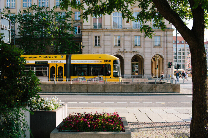 Dresden straßenbahn in Die Straßenbahn