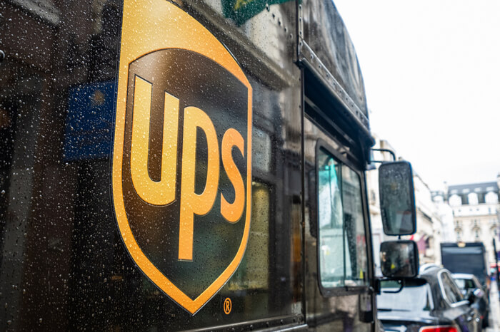 UPS Lieferwagen in London