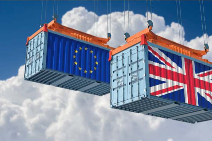 Frachtcontainer EU Großbritannien Brexit