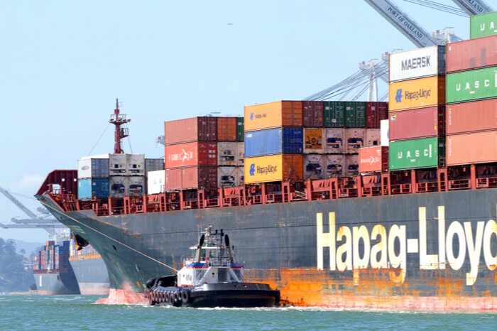 Containerfrachter Hapag Lloyd