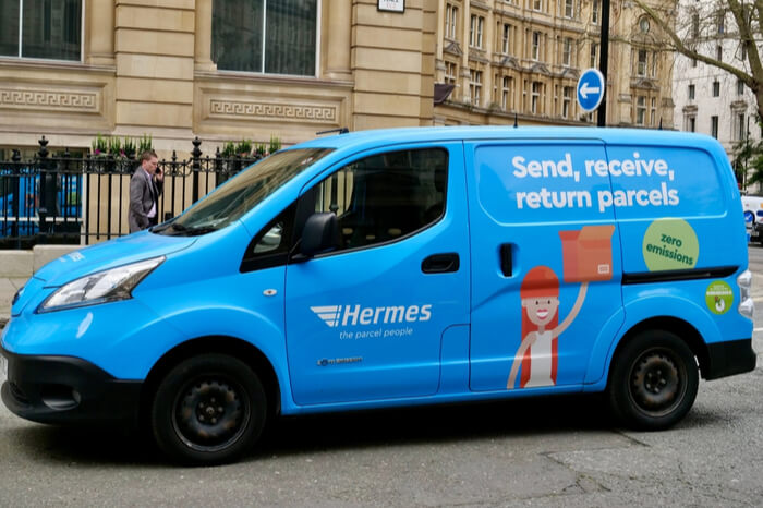 Hermes UK Lieferwagen