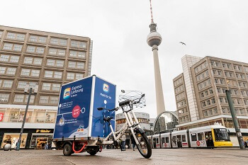 Pickshare-Lieferrad für DM in Berlin