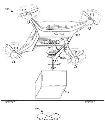 Drohnen-Patent von Amazon