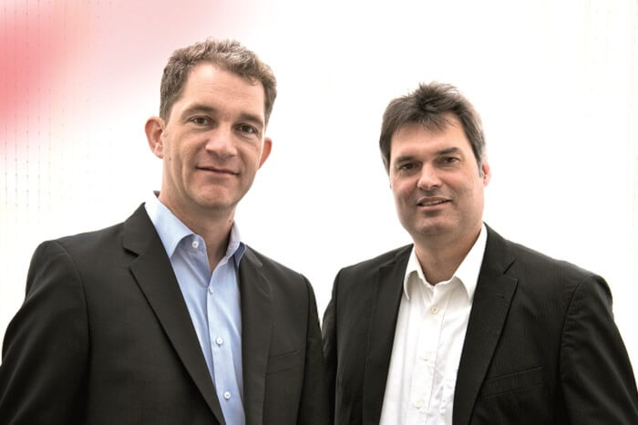 Shipcloud Gründer und Geschäftsführer – v.l.n.r.: Stefan Hollmann & Claus Fahlbusch
