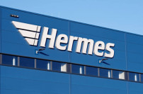 Hermes Logo Gebäude