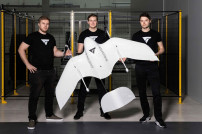Wingcopter-Gründungsteam: Jonathan Hesselbarth, Tom Plümmer, Ansgar Kadura 